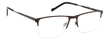 Premium Men Pierre Cardin Eyeglasses: P.C.6883 - Matte Brown(2) - SpecSMART Eye Clinic (Diagonal View)